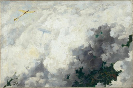 André Devambez, Le seul oiseau qui vole au-dessus des nuages, 1910. Photo © RMN-Grand Palais (musée d'Orsay), Hervé Lewandowsi
