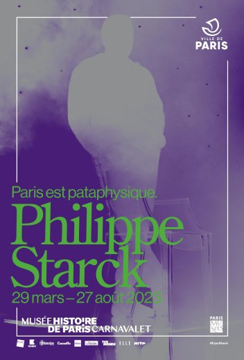 affiche exposition Philippe Starck
