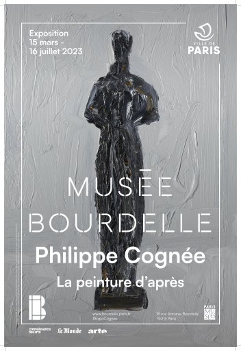 affiche exposition Philippe Cognée