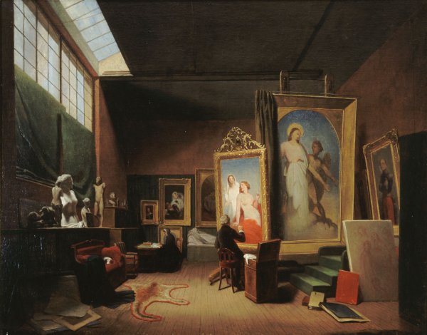 Atelier d'Ary Scheffer - Arie Johannes Lamme (c) Musée de la Vie romantique