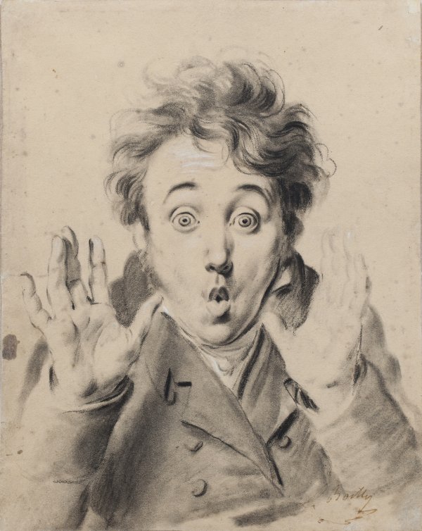 Louis-Léopold Boilly (1761-1845) L’Ébahi, vers 1808-1810