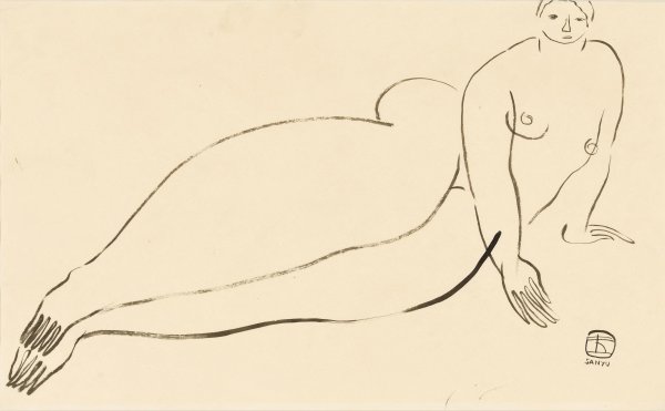 Sanyu (1895-1966) - Nu allongé, années 1930 © Paris Musées  Musée Cernuschi