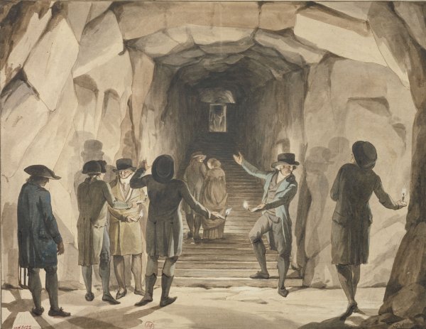 Visite aux Catacombes en 1798 sous le Directoire