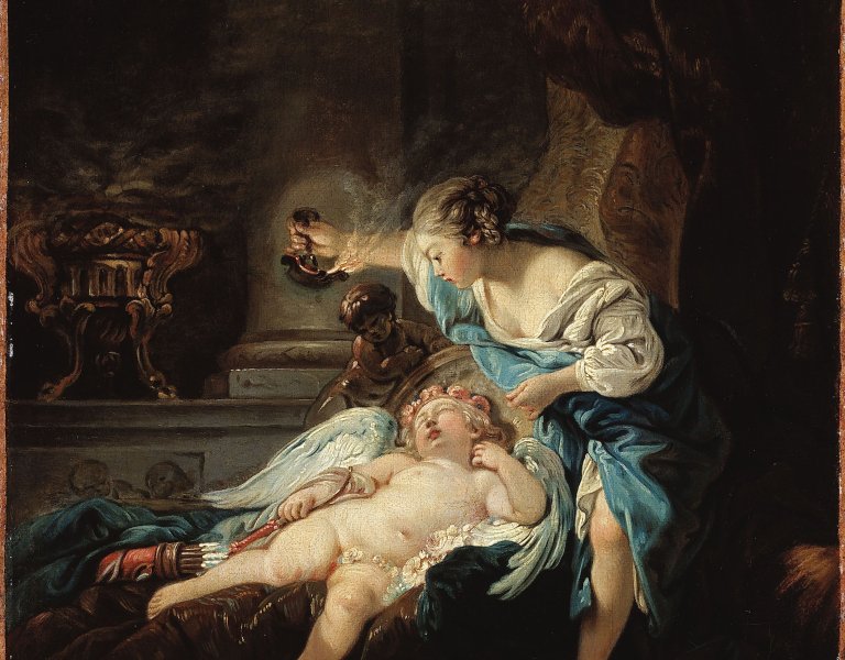 Psyché et l'Amour, école française, XVIIIe siècle / Musée Cognacq-Jay